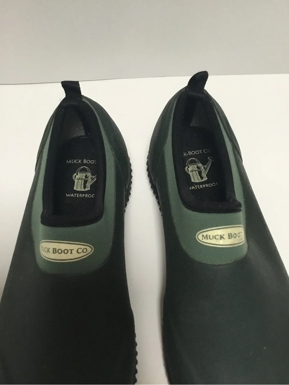Men's Slip-On Waterproof Rain & Snow Shoes in Dark Green